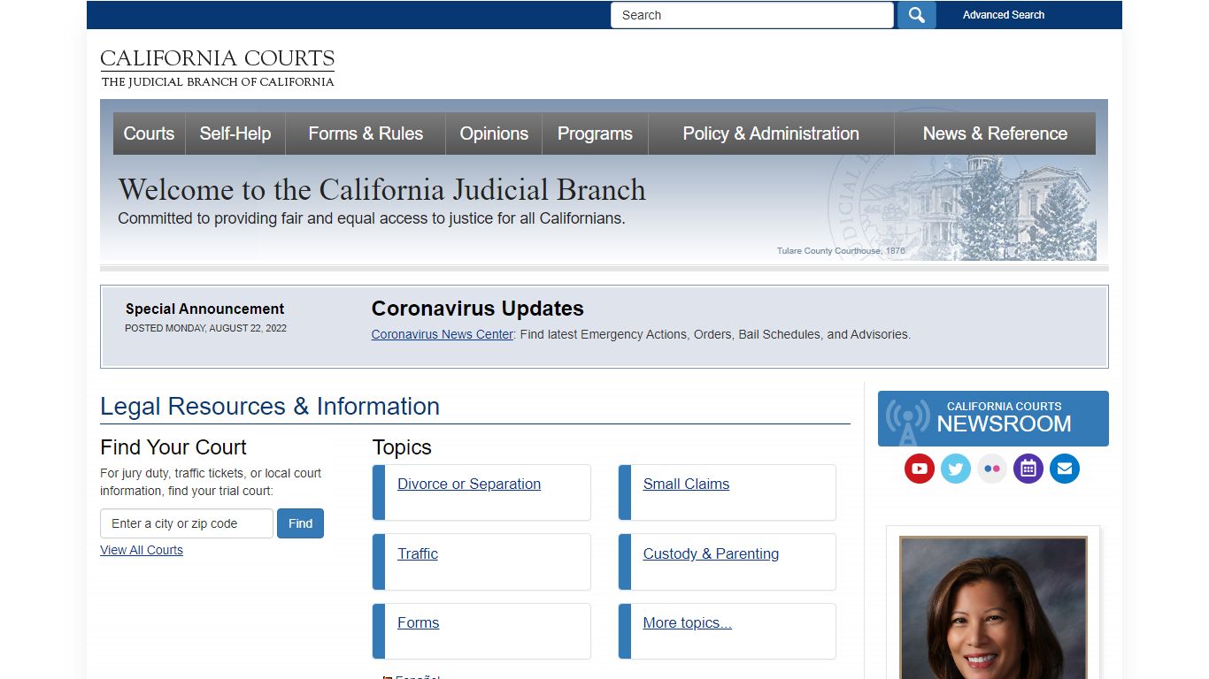 T RIBAL C OURT – S TATE C OURT F ORUM - courts.ca.gov